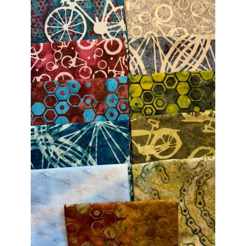 RIDE ON 11 fat quarters