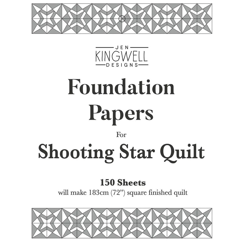 Shooting Star Quilt Foundation Papers