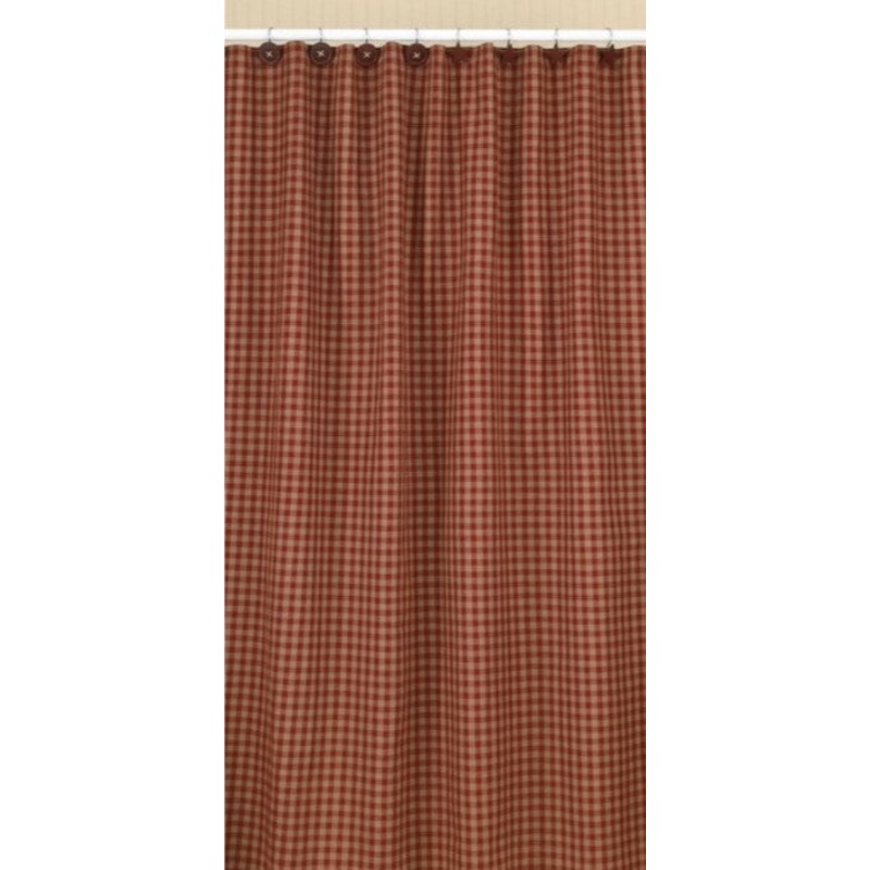 Sturbridge Shower Curtain - Wine