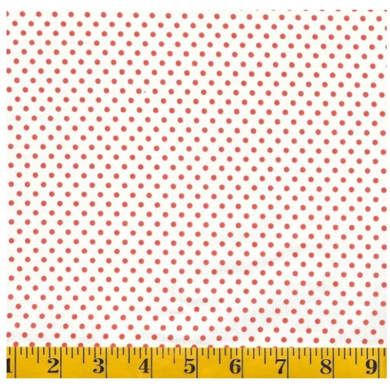 43" - SevenBerry - "Happy Sweet Dots" - Red/white - 100% Cotton