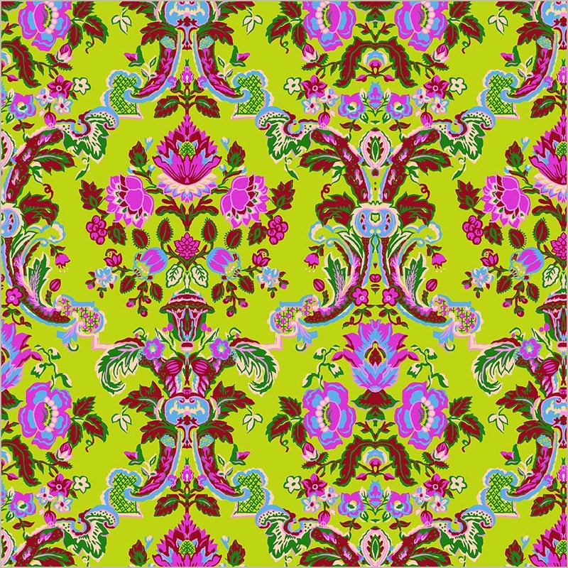 Sweet Talk Kayleigh Lime Cotton 44/45 Fabric Per Yard