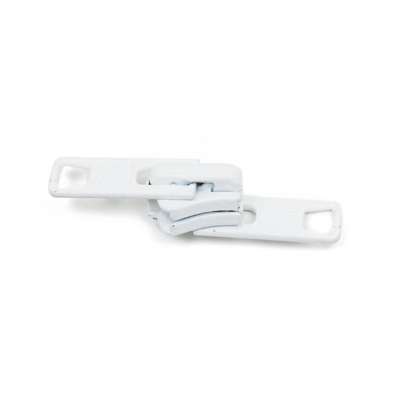 YKK #10 Vislon Locking 2-Tab Slider White - 9972