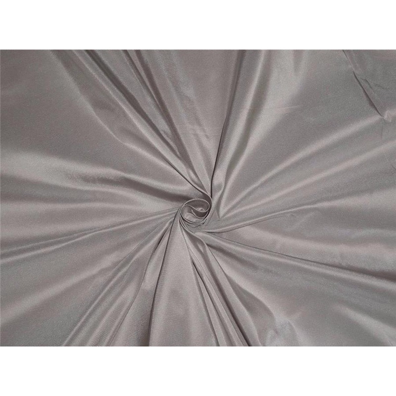 100% PURE SILK TAFFETA FABRIC PINKISH LAVENDER X IVORY 54" wide