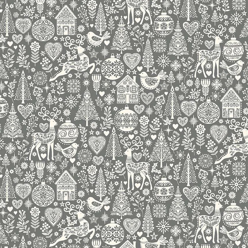 Scandi Christmas Grey 112