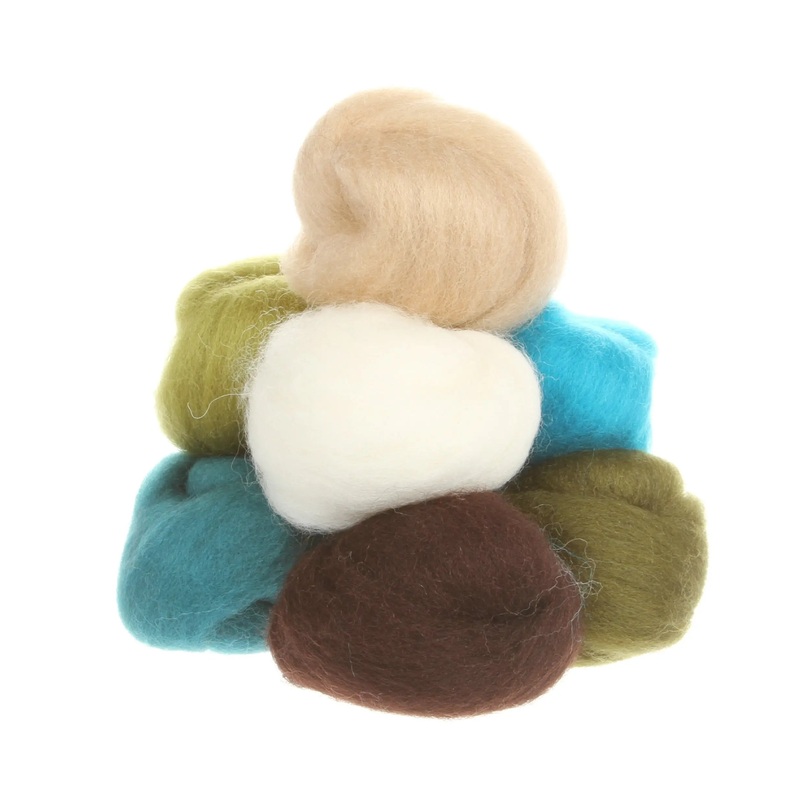 Wool Roving Asst Chic