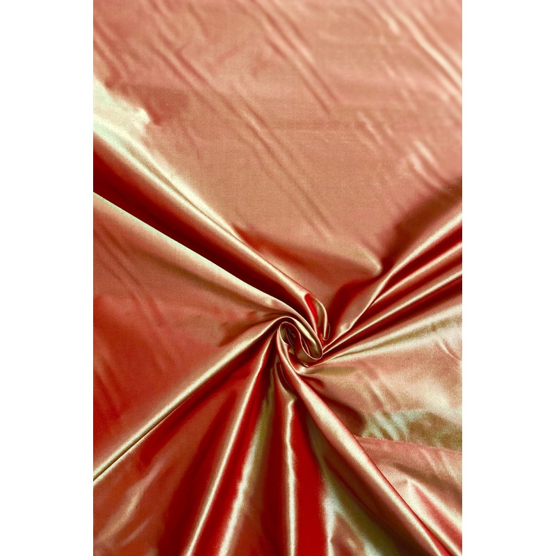 Fire Orange Taffeta Silk Fabric