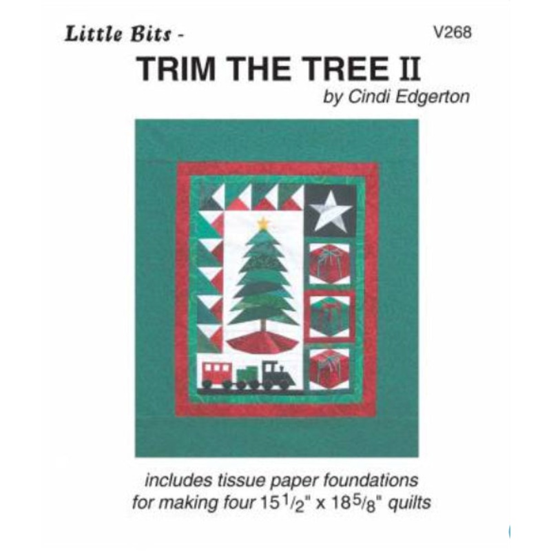Little Bits Trim The Tree II Quilting Pattern Cindi Edgerton VSC268