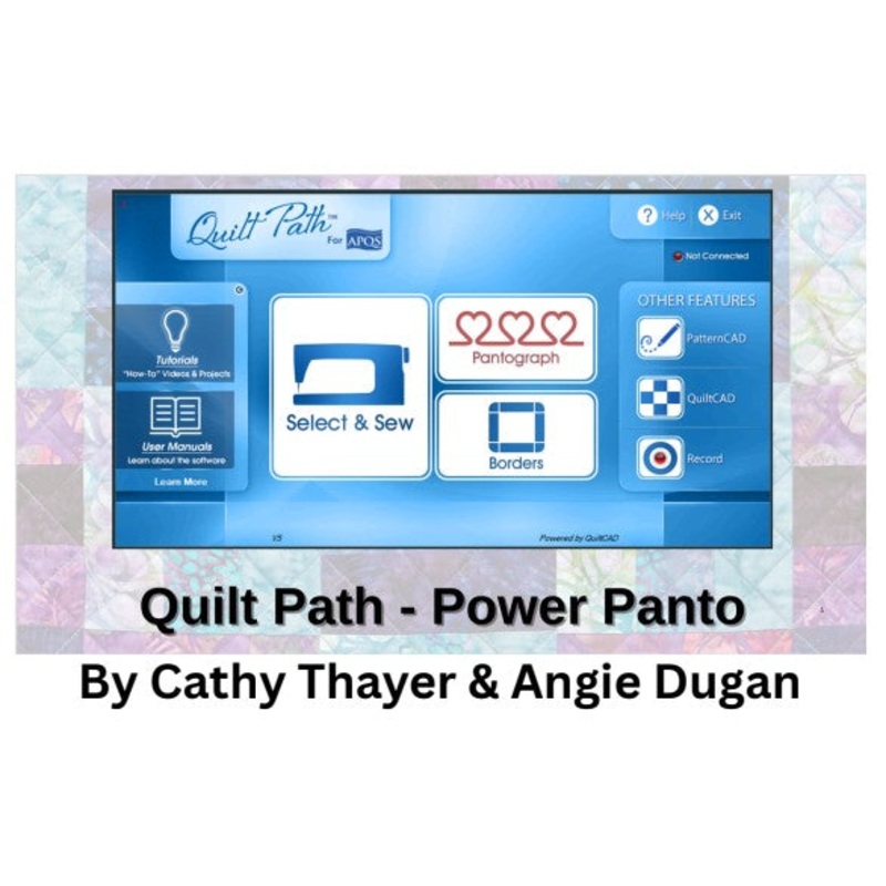 Quilt Path/QCT Power Panto Digital Download