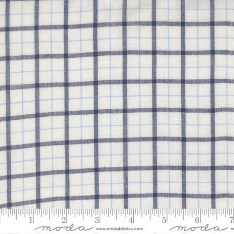 Summer Solstice Windowpane Waterfalll Blue - 12224 25 - Moda Fabrics
