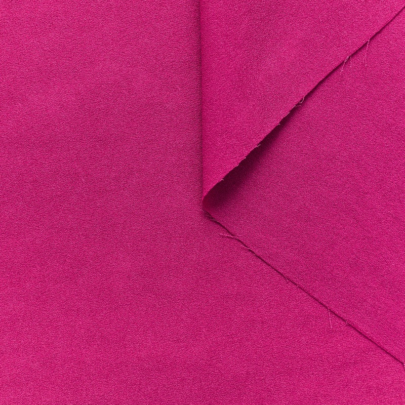 T21B00459 | Silk and Viscose Crepe Pink Peacock