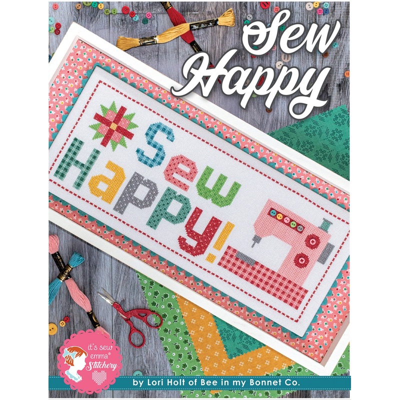 Sew Happy Cross Stitch Pattern # ISE-453 - Special Order