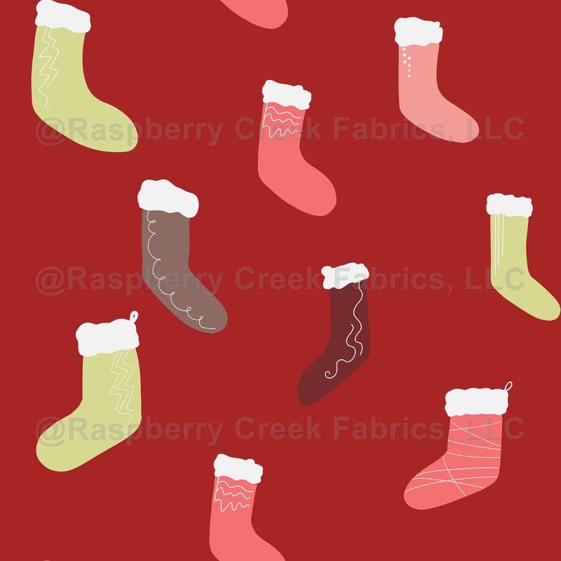 Stockings in Red | Merry Christmas 25