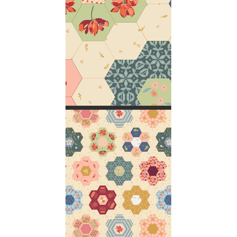 Summer Homestead by Sewcial Bee Collective : 108" Garden Dream WIDE-SBC-SH-20