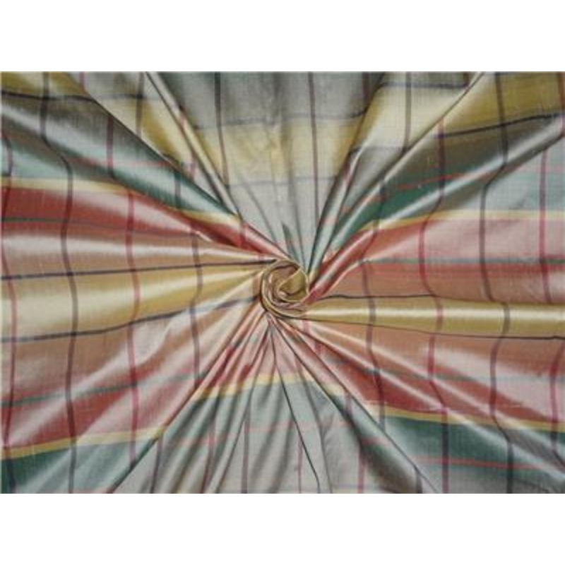 Silk Dupioni Multi Color Fabric 54" wide DUP#C15