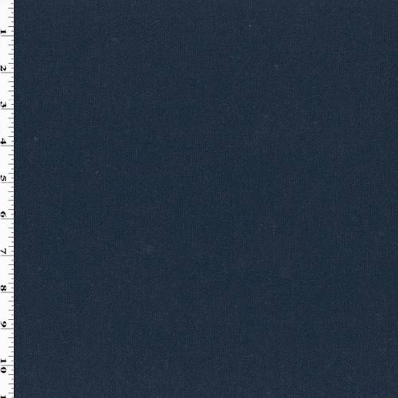 1 YD PC-Midnight Navy Blue Loosely Woven Wool Blend Fabric
