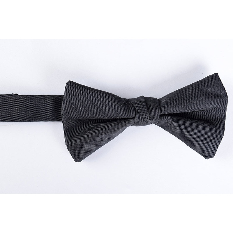 Black Silk Bow Ties - Ready Tied (CR530)