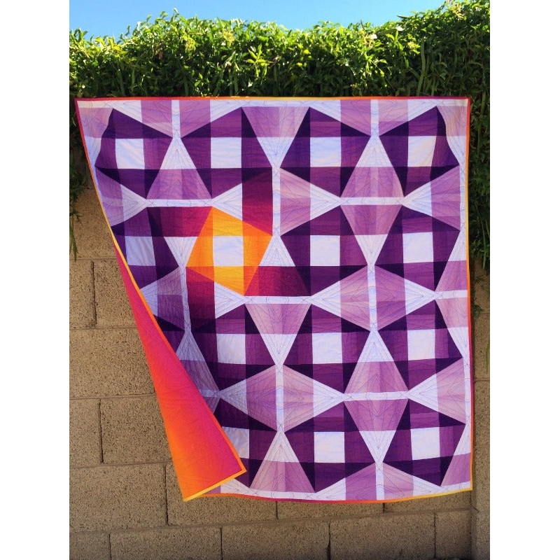 Glow Stick Quilt by Cristy Fincher
