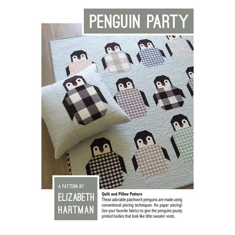 Penguin Party Pattern by Elizabeth Hartman