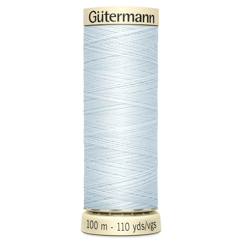 Gutermann Sew All Polyester Sewing Thread - 100m/110 yards - 193 - Pale Blue