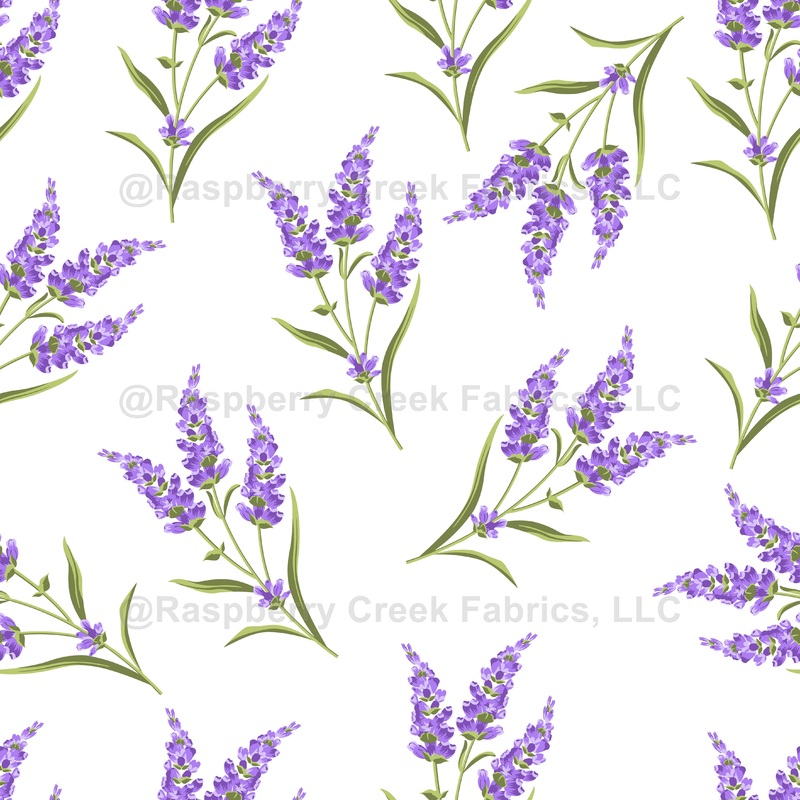 Purple Flowers, Lavender, Pattern Of Flowers, Greenery
