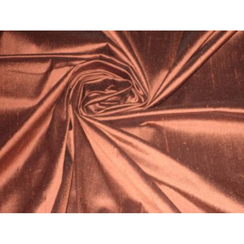 silk dupioni silk 54"~Tan Brown colour