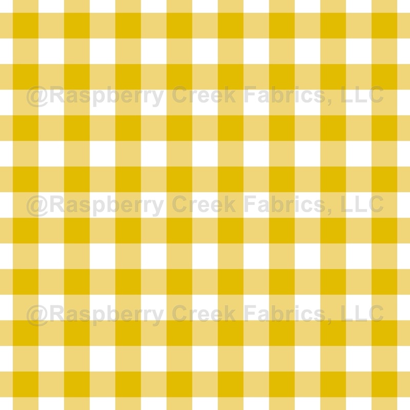 Saffron Yellow Simple Plaid - large