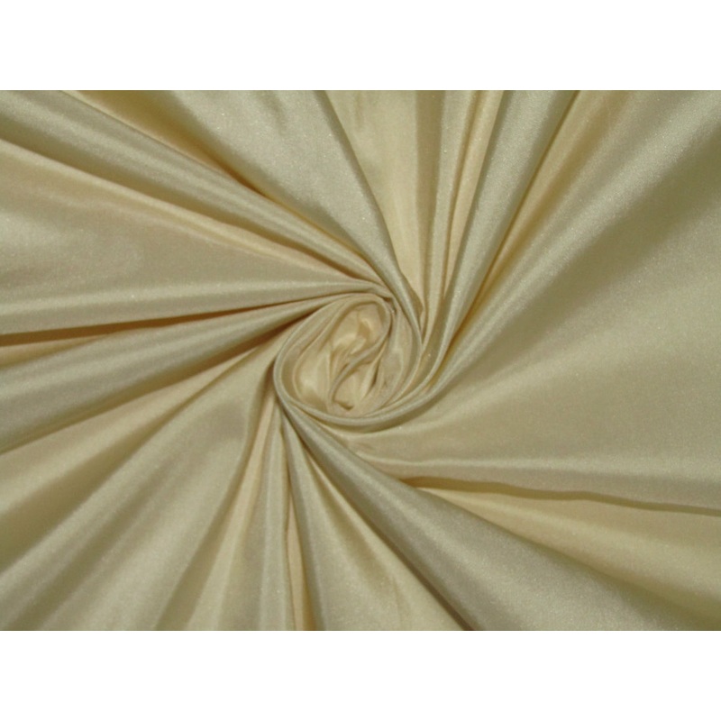 Silk taffeta fabric Cream Color54" wide*TAF287