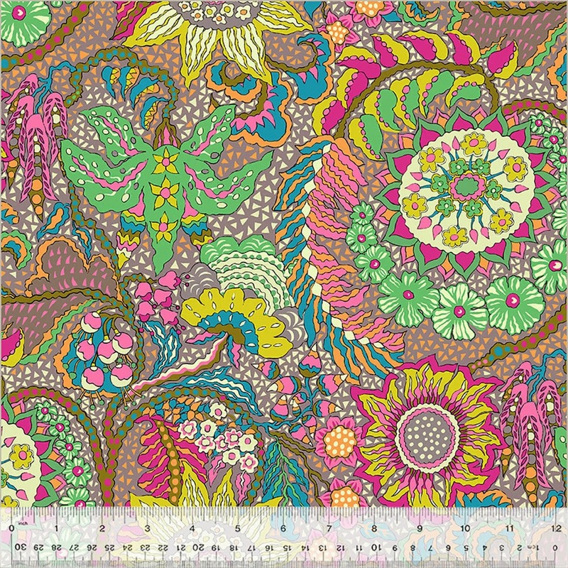 Botanica by Sally Kelly - by Wyndham Fabrics - 100% cotton fabric Mushroom