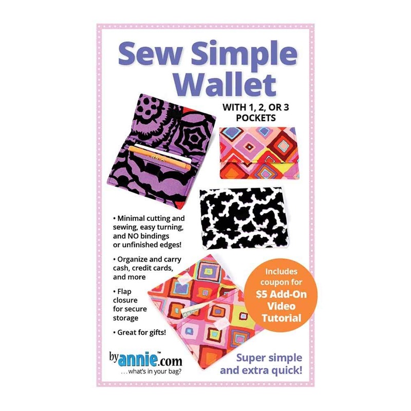 Sew Simple Wallet Pattern - By Annie