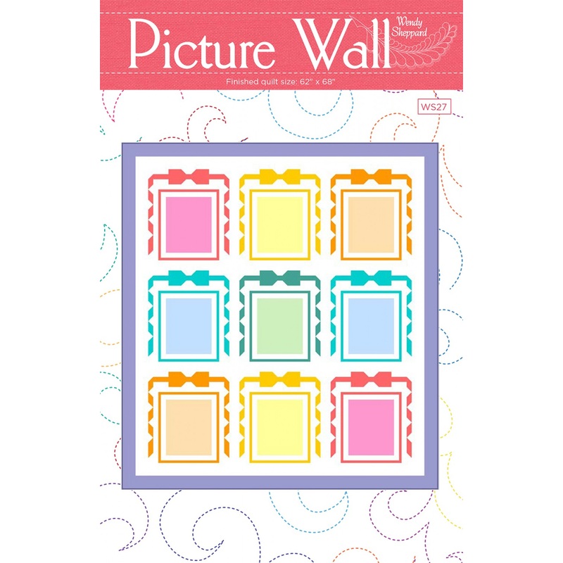 Picture Wall Quilt Pattern by Wendy Shepard