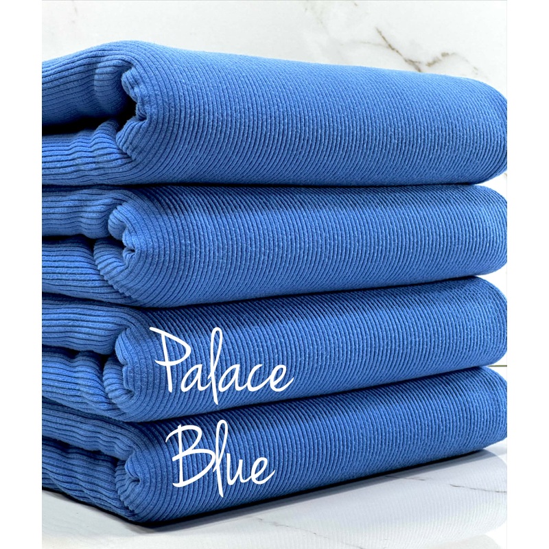 (2X2 SUPER COTTON FEEL RIB) PALACE BLUE