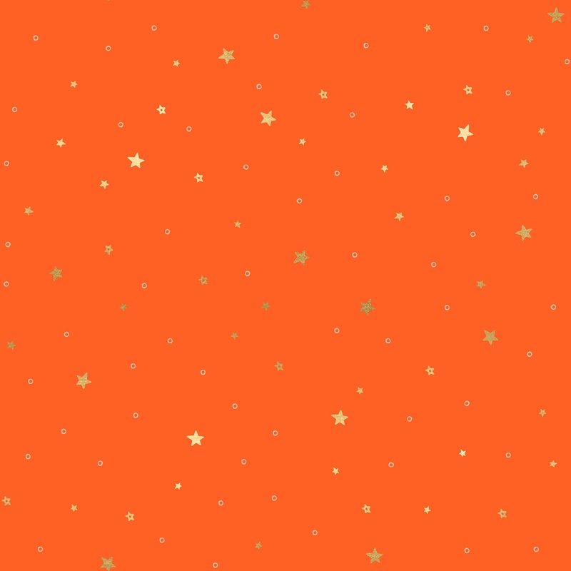 Birthday on Florida Orange | Metallic Gold