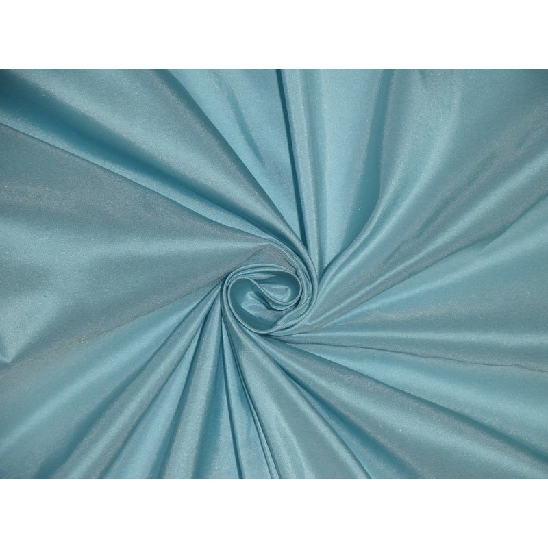 SILK TAFFETA Light Blue FABRIC TAF193 54" wide
