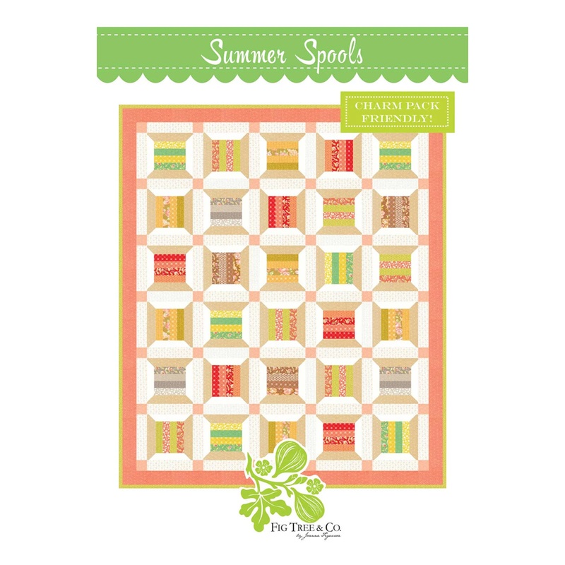 Summer Spools Quilt Pattern by Fig Tree & Co.