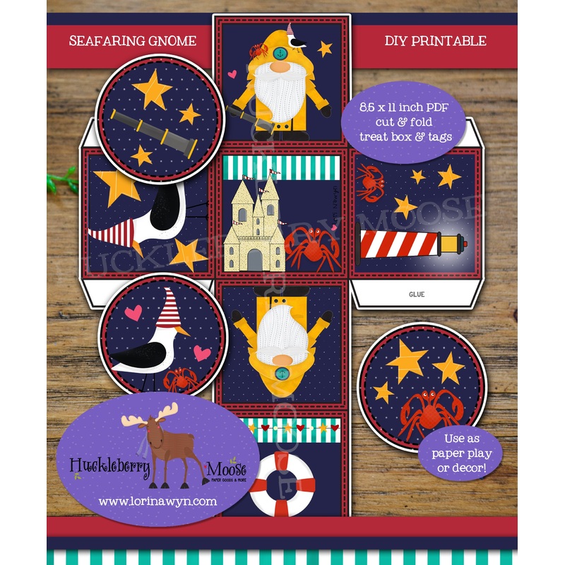 Sea Captain Gnome Box