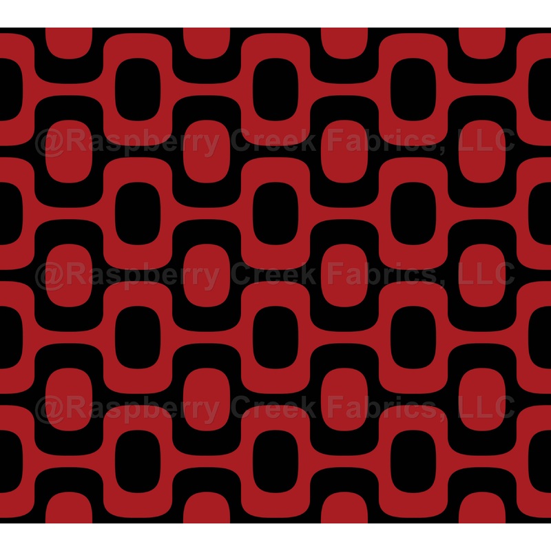 Red Ipanema Pattern, Ipanema Sidewalk, Beach Pattern, Brazil