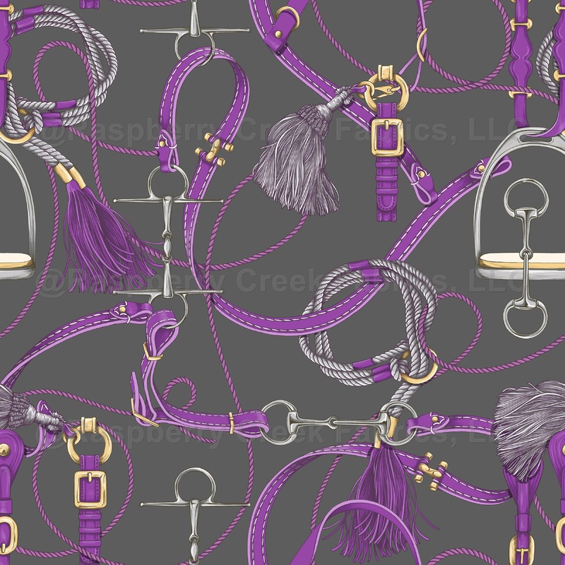 Rider Chic - Ash with Lilac Tack