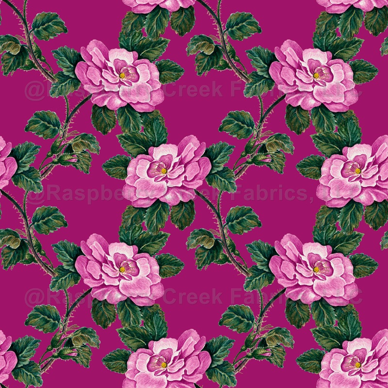 Purple Roses, Wild Roses, Purple Flowers, Floral Pattern, Boho