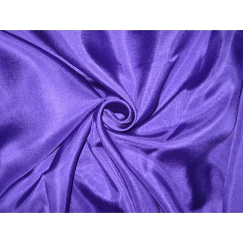 RICH Purplish Blue COLOUR PLAIN HABOTAI SILK 54"