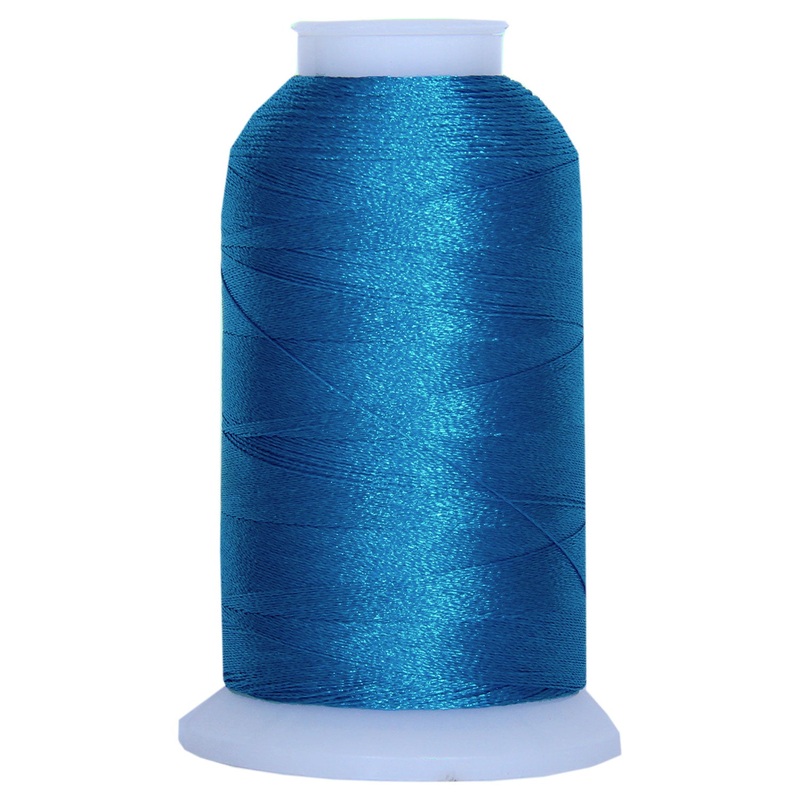 Polyester Embroidery Thread No. 1177 - Seablue - 1000M