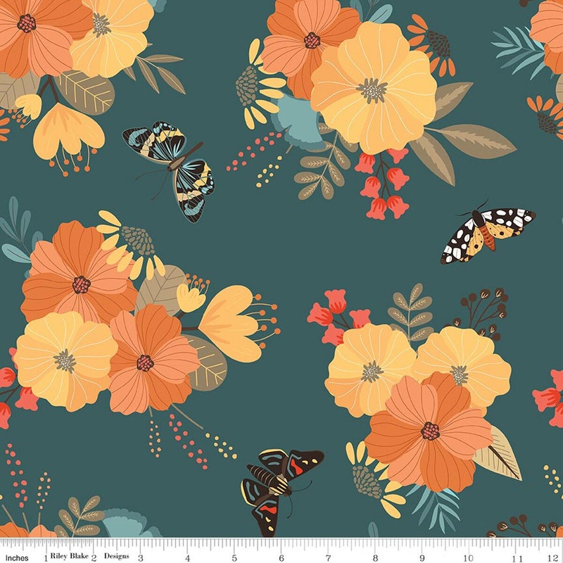 Secret Garden - Main in Teal