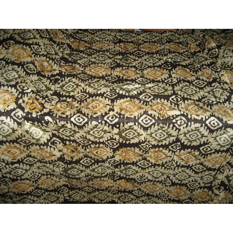 silk / cotton fabric batik printed~ 44" ~sc/bp/44/1