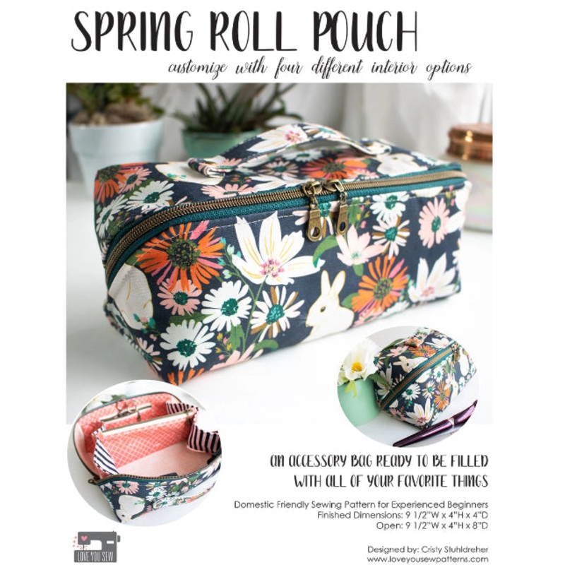 Spring Roll Pouch - Pattern - LYS-SPR - Sku: 72061