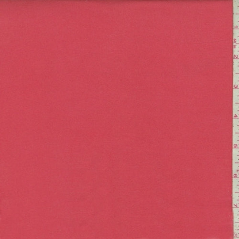 1 1/2 YD PC-Brick Red Rayon Challis Fabric
