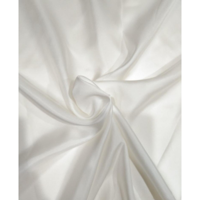 100% Silk Twill 60-150 grams 44" wide Fabric dyeable White