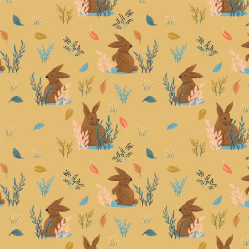 Woodland Creatures - Bunny Hops - Yardage