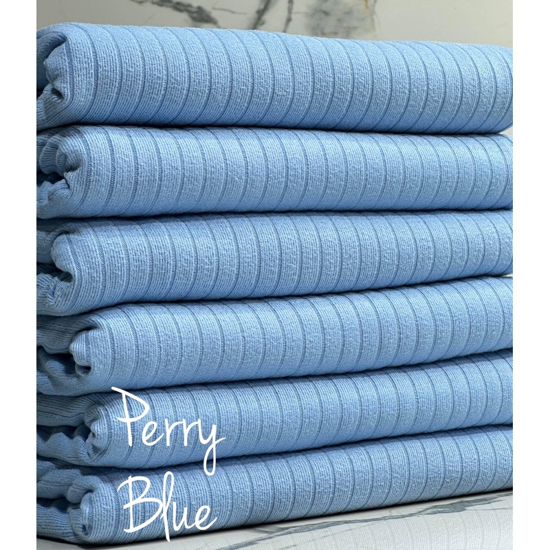 z.(8X2 RIB) PERRY BLUE