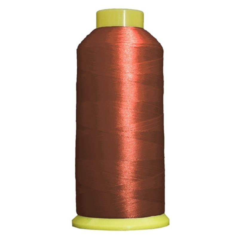 Large Polyester Embroidery Thread No. 318 - Brick - 5000 M