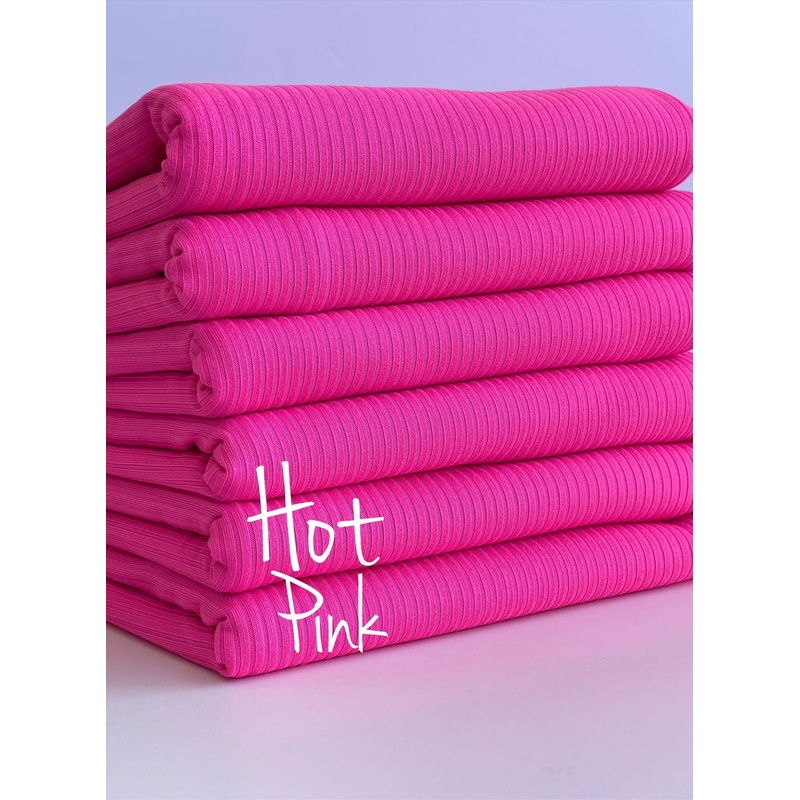 z.(4X2 RIB) HOT PINK