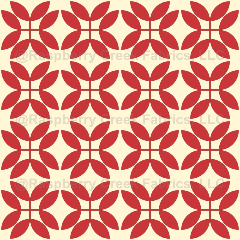 Retro Pattern of Leaves, Pattern of Circles, Vintage Geometric Pattern
